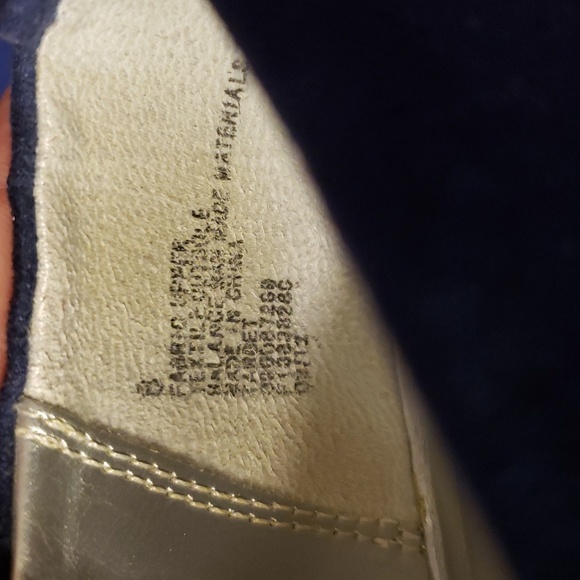 Blue Flats with Rhinestone Detail - Picture 4 of 7